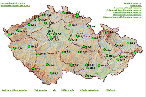 Meteostanice (mapy)