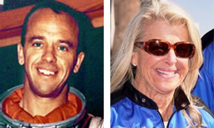 Alan Shepard a jeho dcera Laura