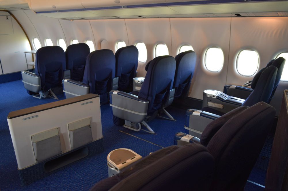 Business class na palubě Jumba