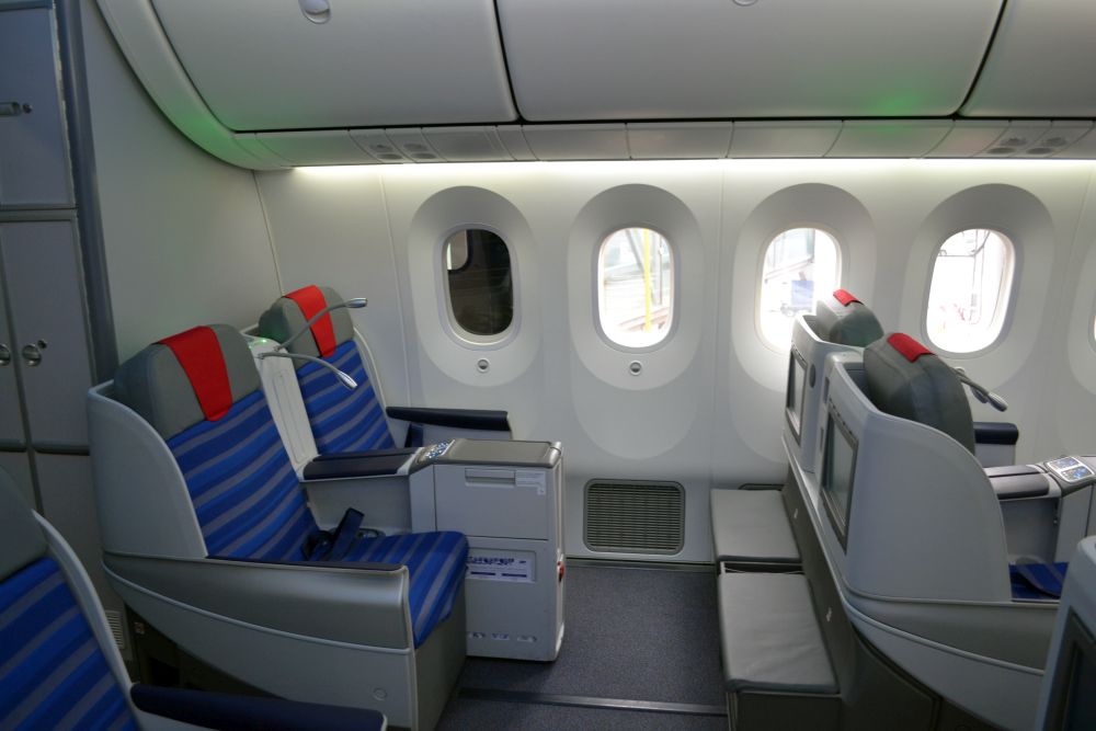 Business class polského Dreamlinera