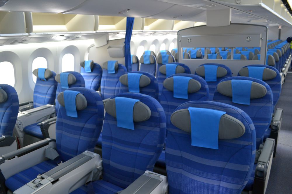 Premium economy polského Dreamlinera