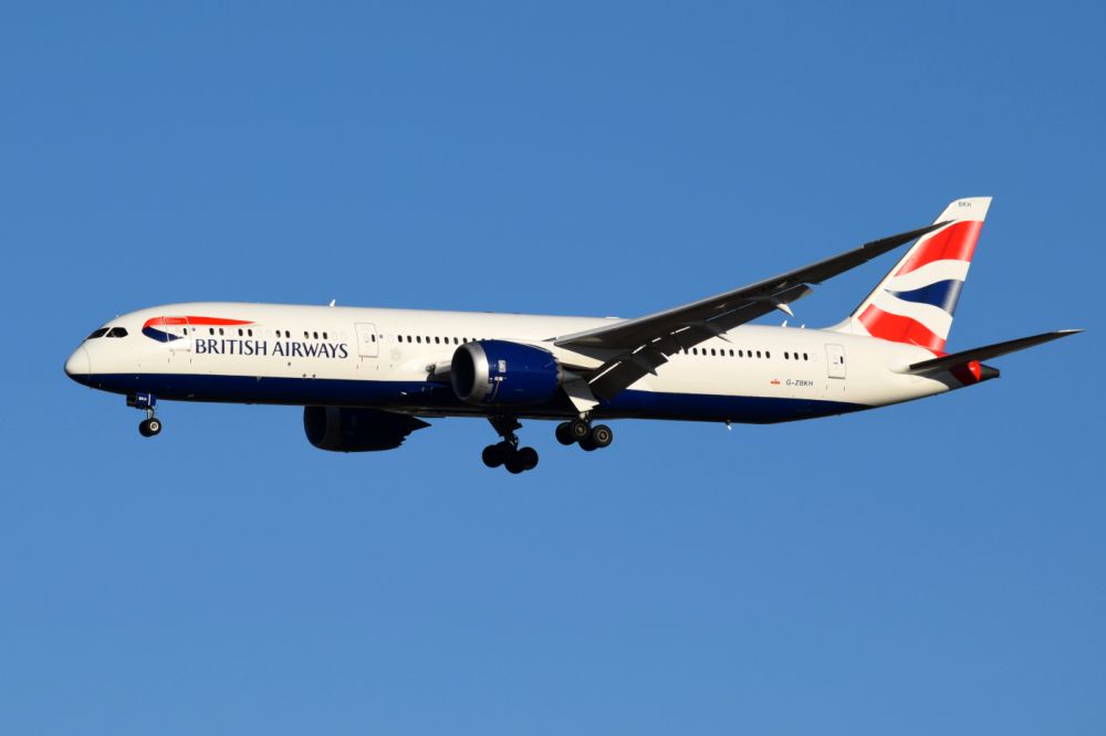 Dreamliner British Airways na letu Londýn-Madrid