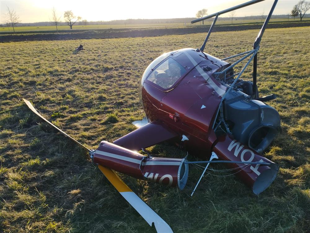 Nehoda R22 (Foto: Milan Rajnoch)