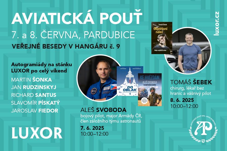 Stánek LUXOR má pro vás připraveny zajímavé tváře (Zdroj: LUXOR)