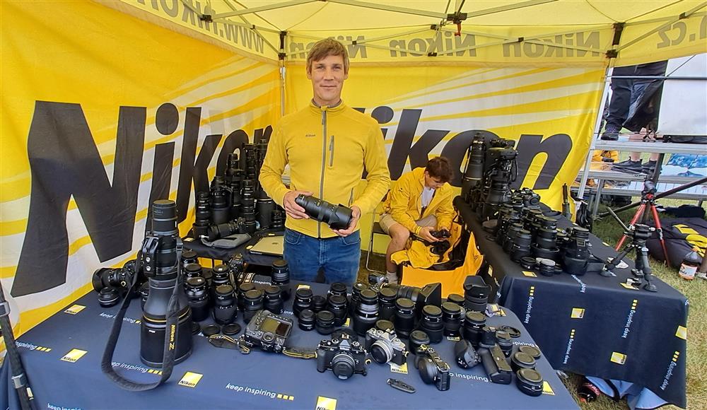 Filip Barták v Nikon stage (Foto: L. Vargová)