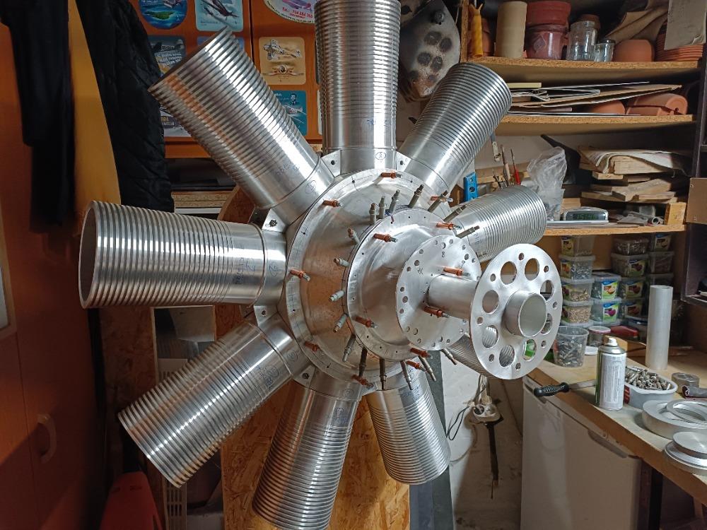 Motor Klerget 9B používaný na letounech Sopwith Camel (Zdroj: archiv R. Látala)