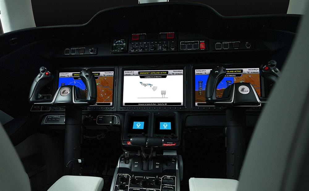 Interiér letounu HondaJet Elite II (Zdroj: HondaJet)