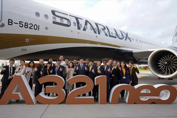 Přivítání moderního Airbusu A321neo ve flotile (Zdroj: STARLUX Airlines)