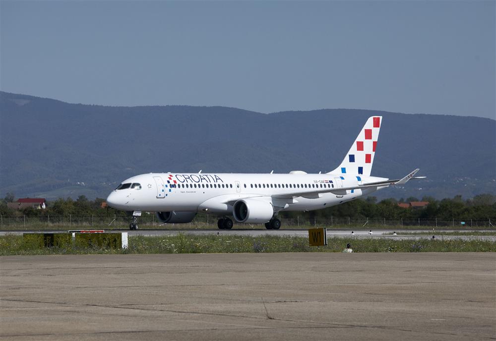Airbus A220-300 (Zdroj: Croatia)