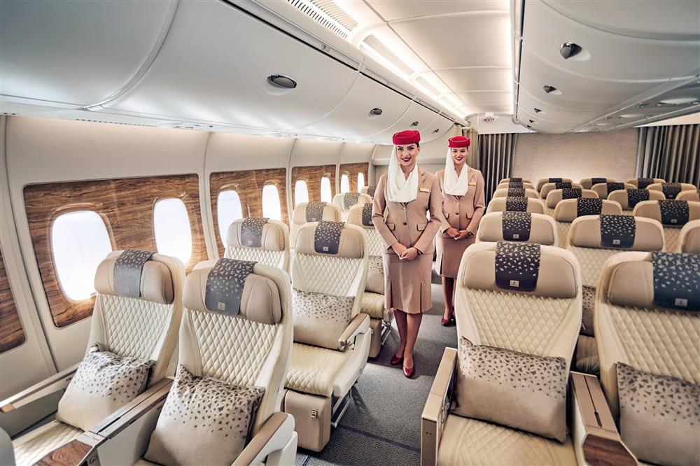 Část nové kabiny Premium Economy (Zdroj: Emirates)