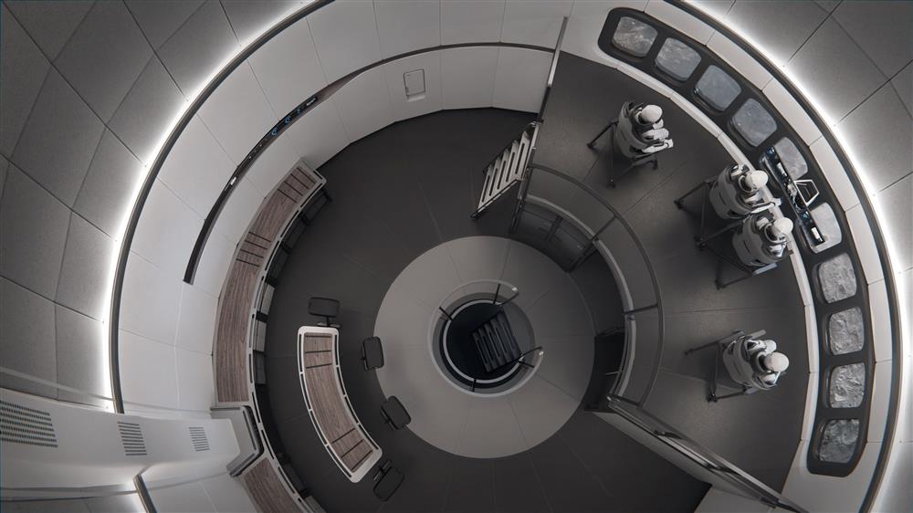 Návrh kabiny laderu Starship od SpaceX pro mise Artemis na Měsíc pro NASA (Zdroj: SpaceX)