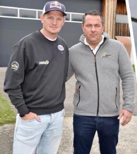 Thomas Morgenstern (vlevo) a Manuel Aster (vpravo) (Zdroj: Manuel Aster)
