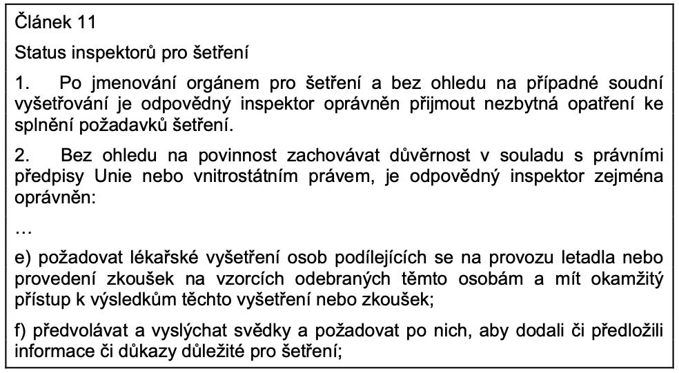 Nařízení Evropského parlamentu a Rady (EU) č. 996/2010)