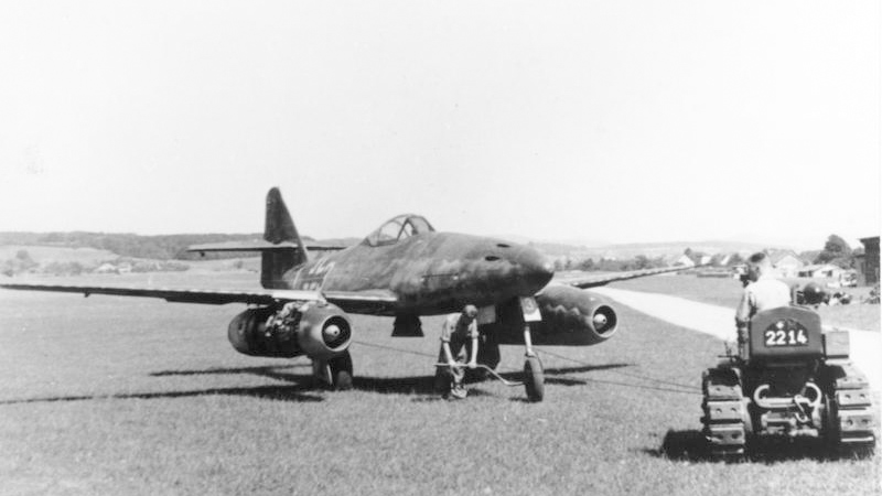 Messerschmitt Me 262 / Foto Bundesarchiv, Bild 141-2497