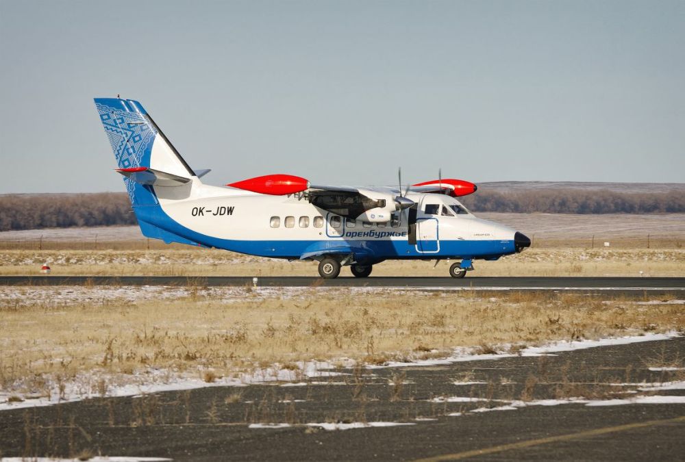 L 410 UVP-E20 ruské společnosti Orenburžje