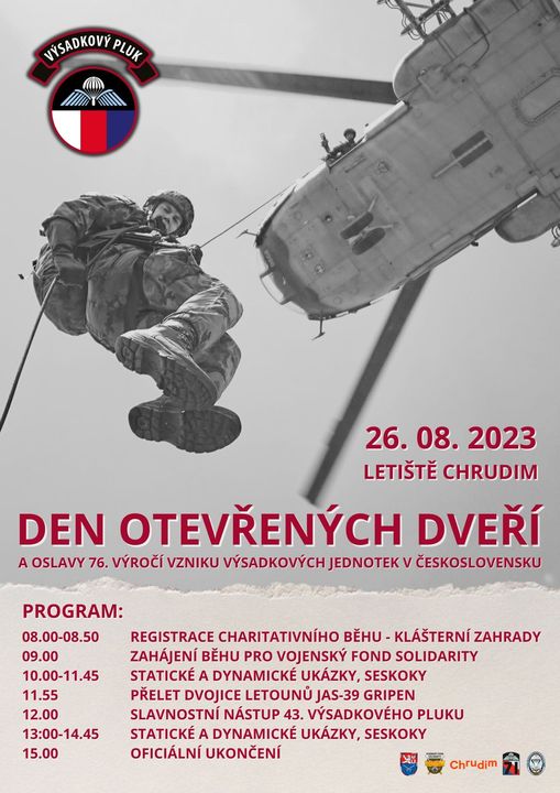 Den otevřených dveří letiště Chrudim