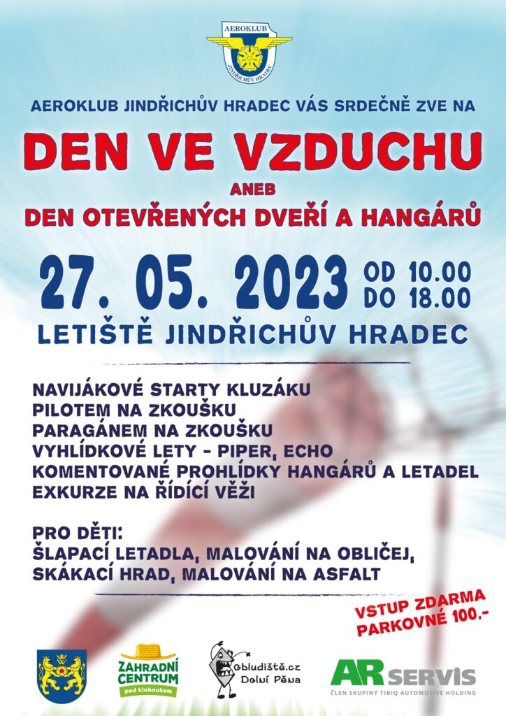 Den ve vzduchu Jindřichův Hradec