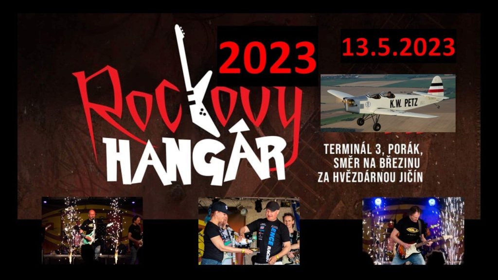 Sobota 13.5.2023 Rockový hangár Jičín