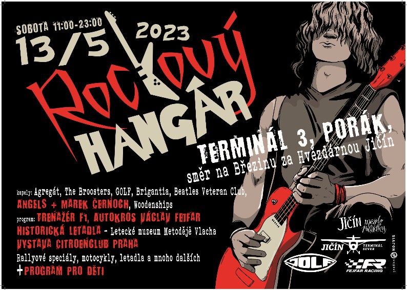 Sobota 13.5.2023 Rockový hangár Jičín