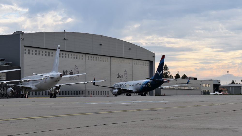 Hangár společnosti JOB AIR Technic na Letišti Leoše Janáčka Ostrava