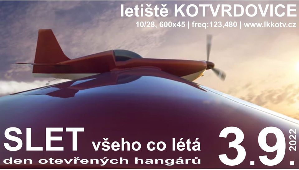 Slet všeho co létá a den otevřených hangárů na letišti v Kotvrdovicích