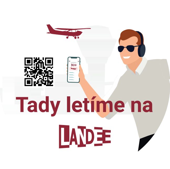 Aplikace Landee platby přistávací poplatek