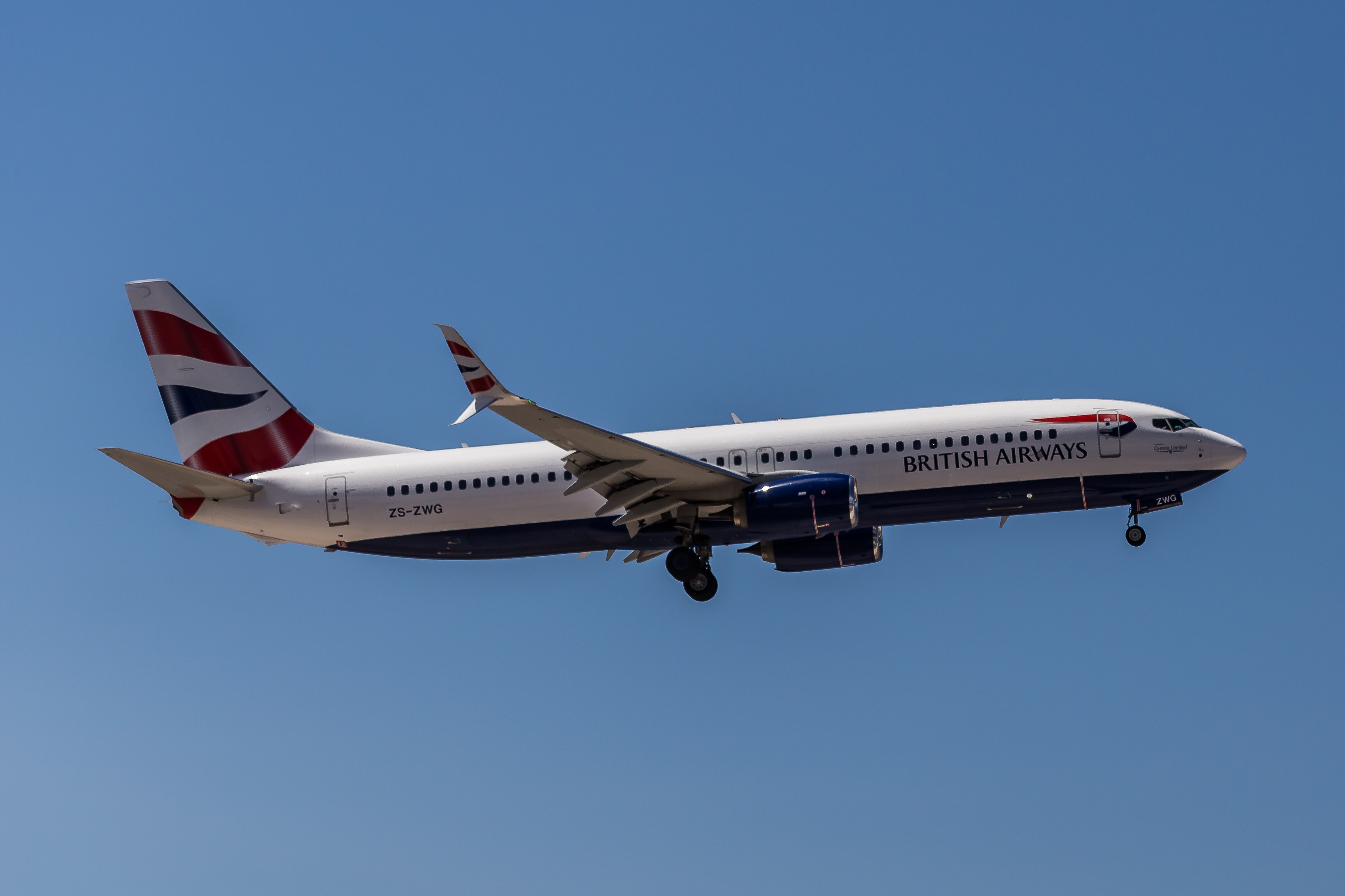 Boeing společnosti Comair v barvách British Airways