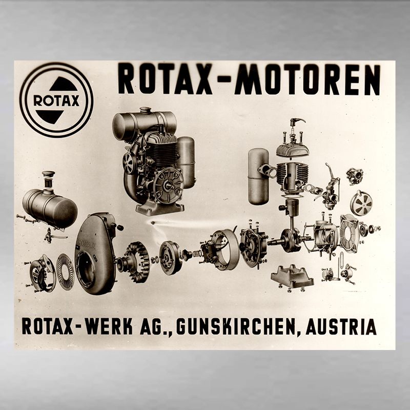 Po druhé světové válce Rotax ovládá rakouský trh benzínových stacionárních motorů / Foto BRP-Rotax