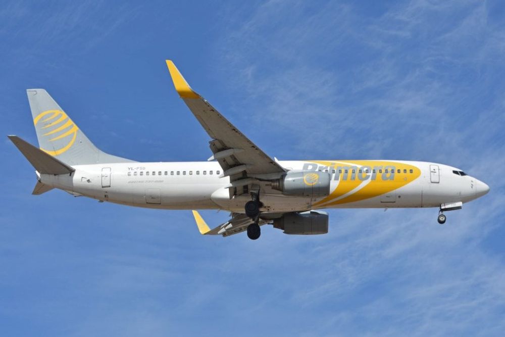 Letoun již neexistujících Primera Air