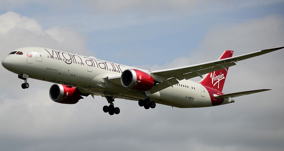 Letoun Virgin Atlantic