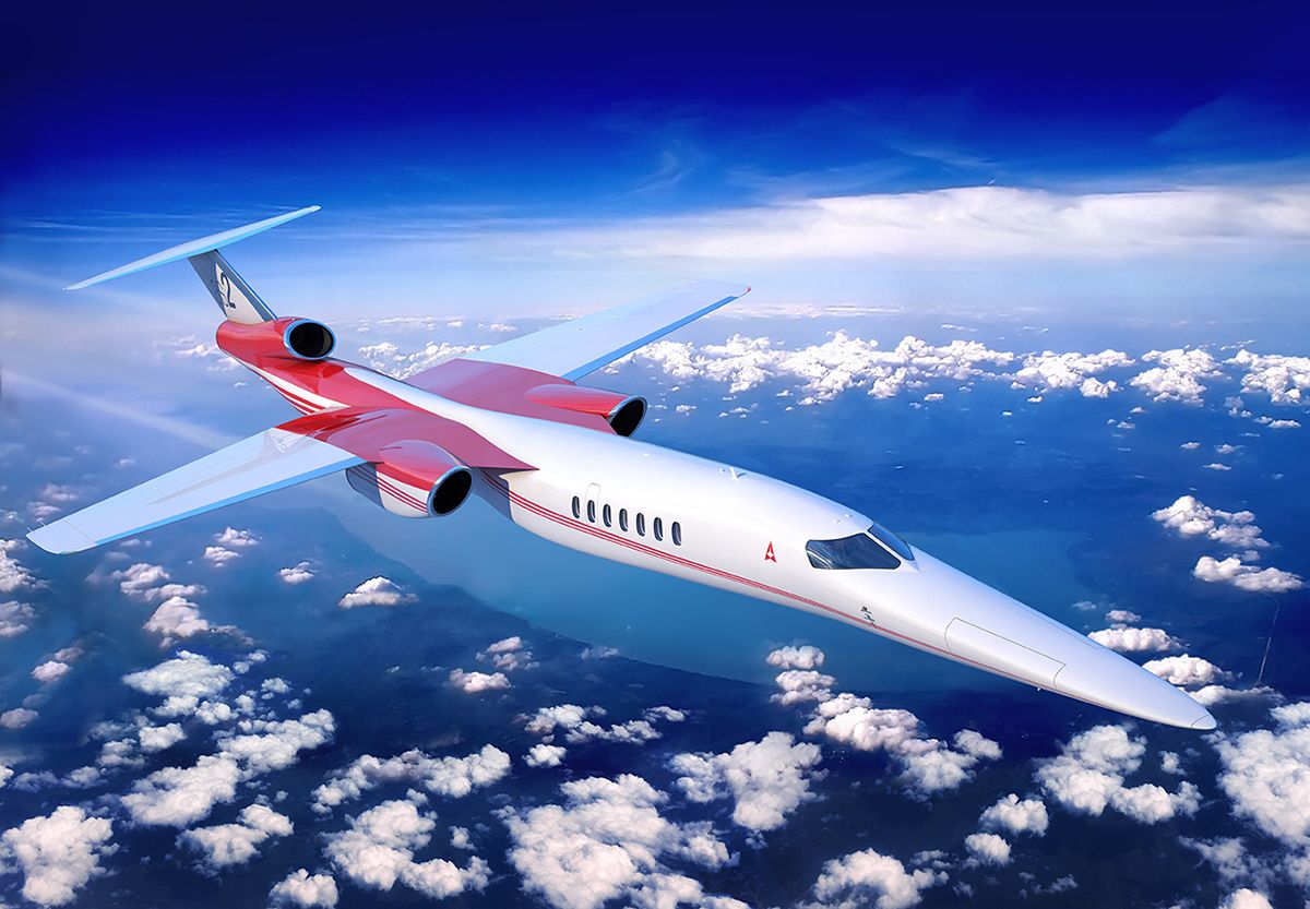 Nadzvukový bizjet Aerion AS2 Supersonic by mohl létat rychlostí až Mach 1,2