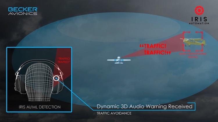 Systém bude varovat pilota pomocí 3D zvukových signálů / Zdroj: aopa.org
