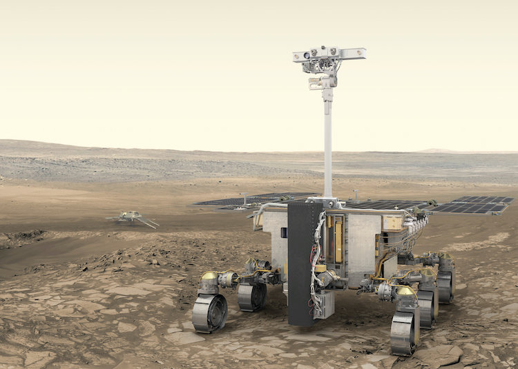 Evropský Mars-rover Rosalind Franklin. Zůstane na Zemi? / Zdroj: ESA