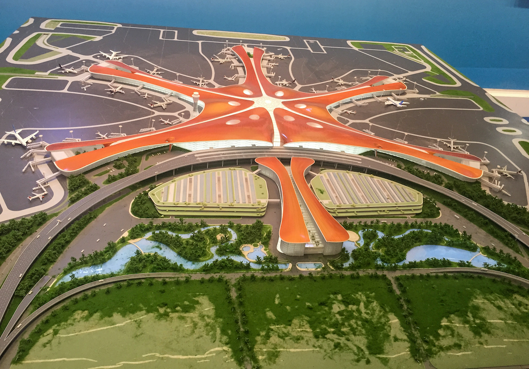 Model nového letiště