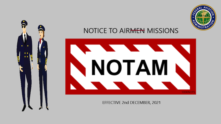 NOTAM - nově dle FAA Notice to Air Mission / Zdroj: avweb.com