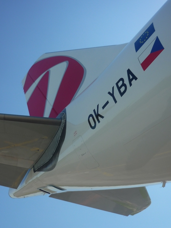 Registrace OK-YBA, kterou nosí Airbus A330 Českých aerolinií