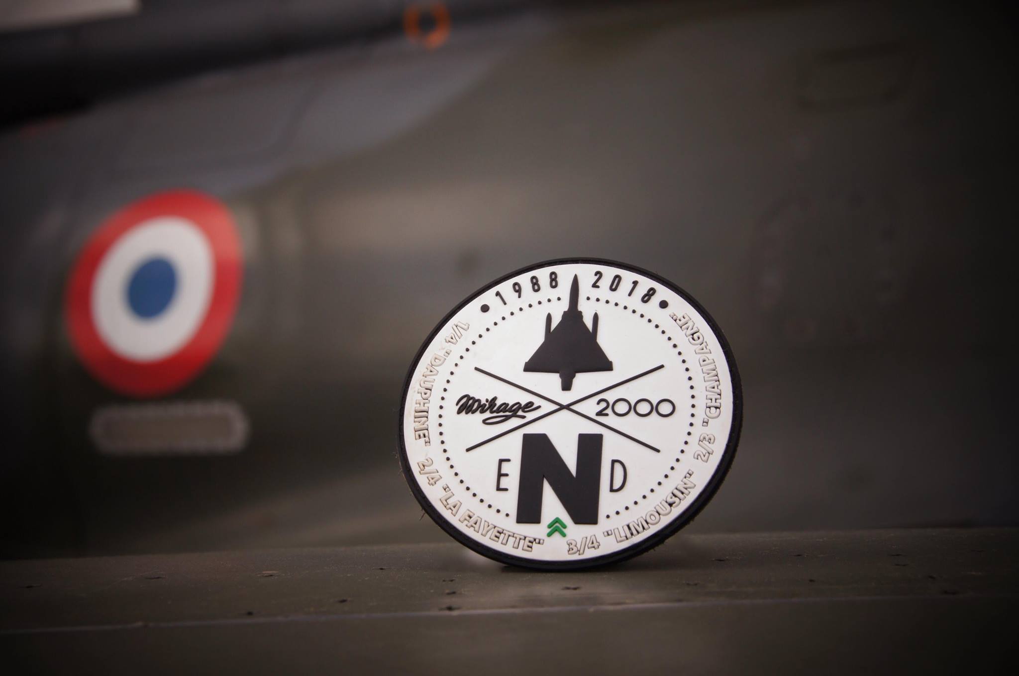 Odznak eNd vydaný k příležitosti konce Mirage 2000N