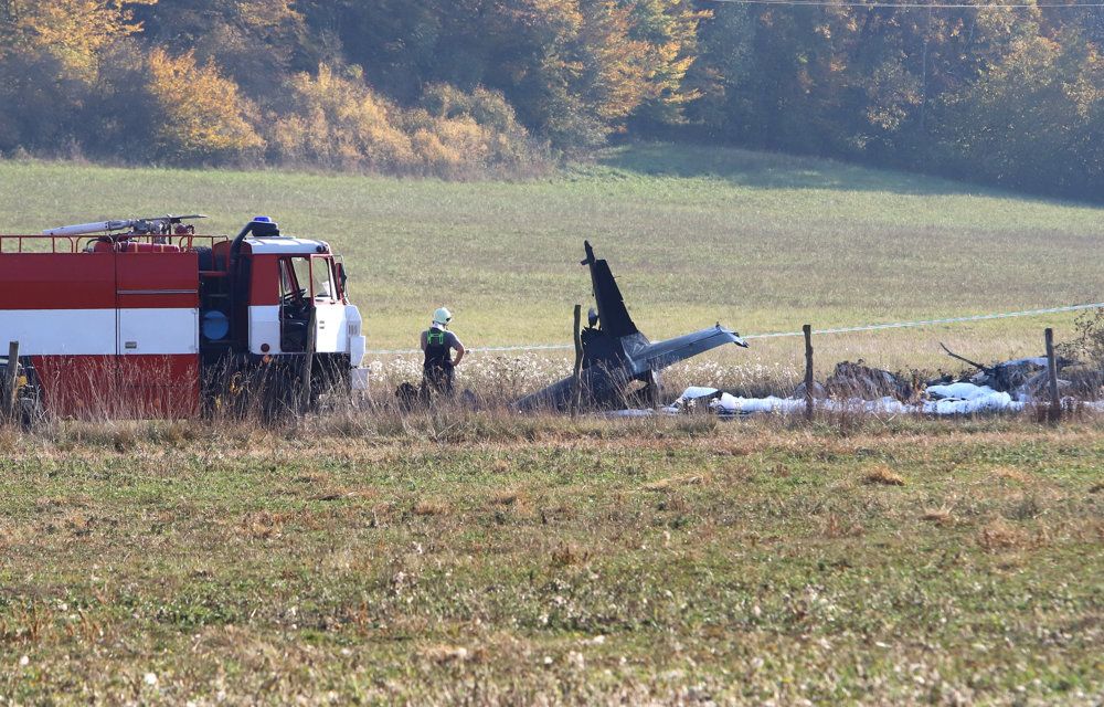 Letounu L-39 Albatros vysadil motor z dosud nezjištěných příčin