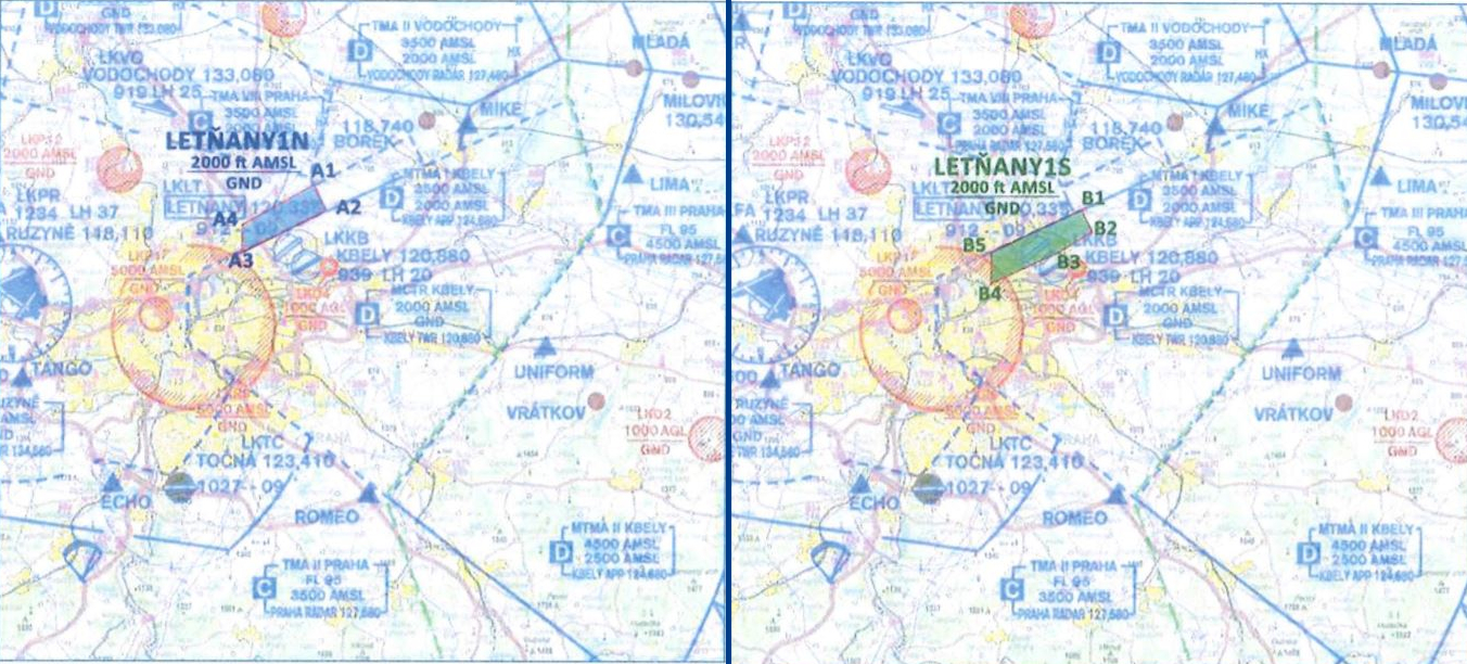 Návrh na TRA GA Letňany 1N a Letňany 1S / Foto ÚCL