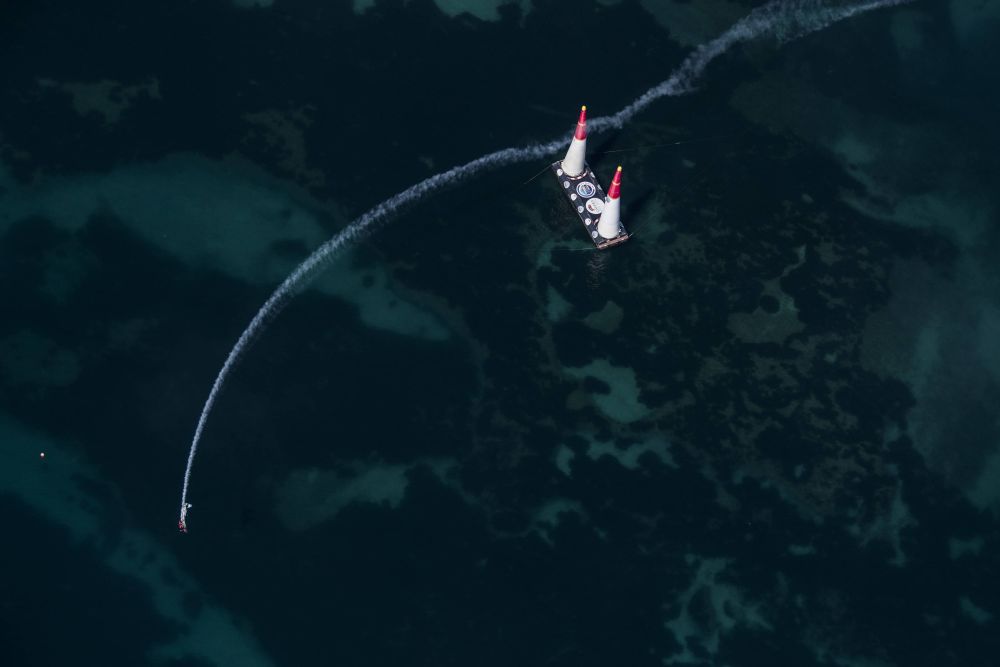 Petr Kopfstein v závodě Red Bull Air Race 2018 v Cannes