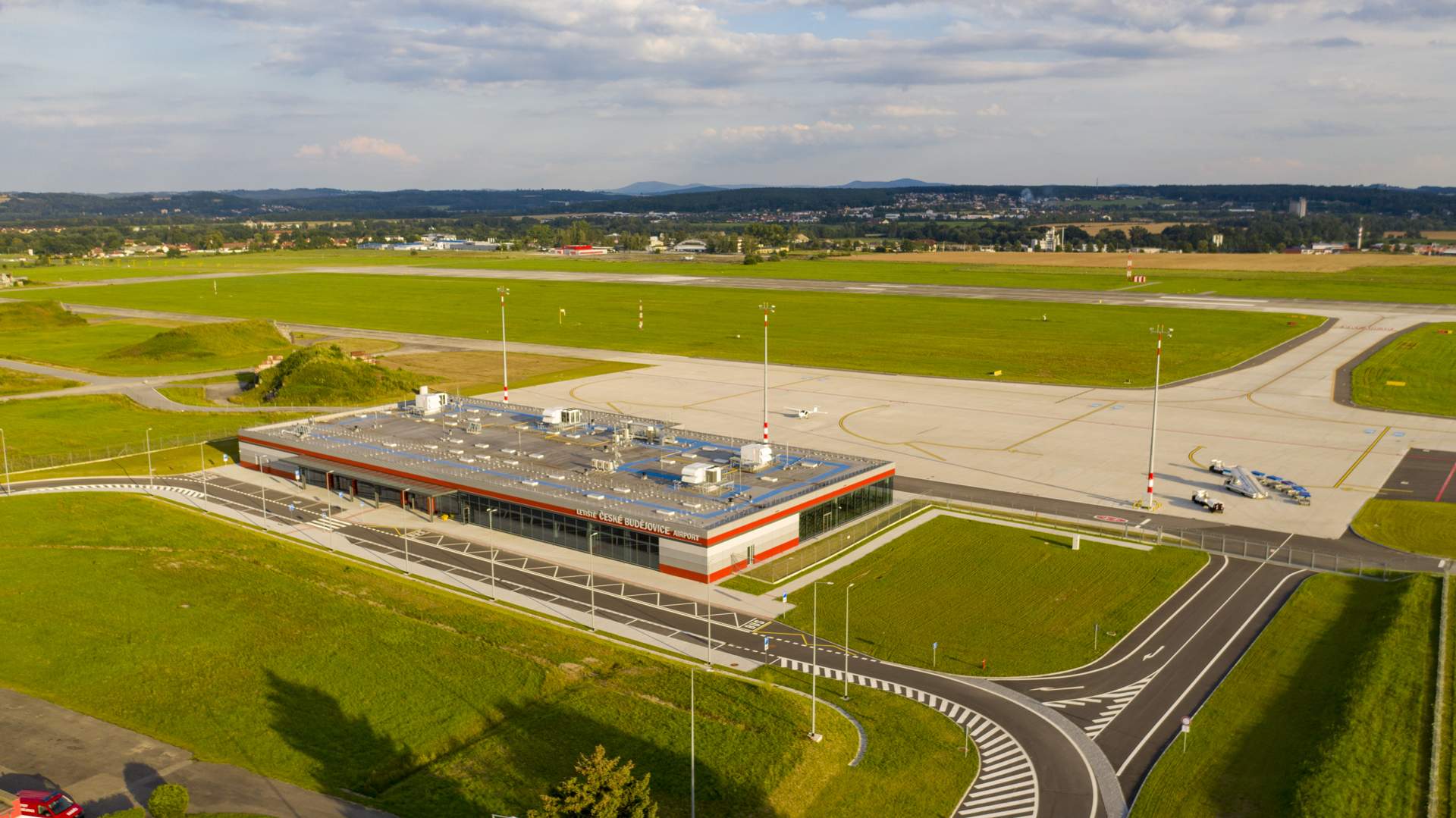 Letištní terminál / Foto: Letiště České Budějovice