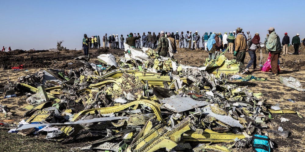Letecká nehoda Boeingu 737 MAX Ethiopian Airlines