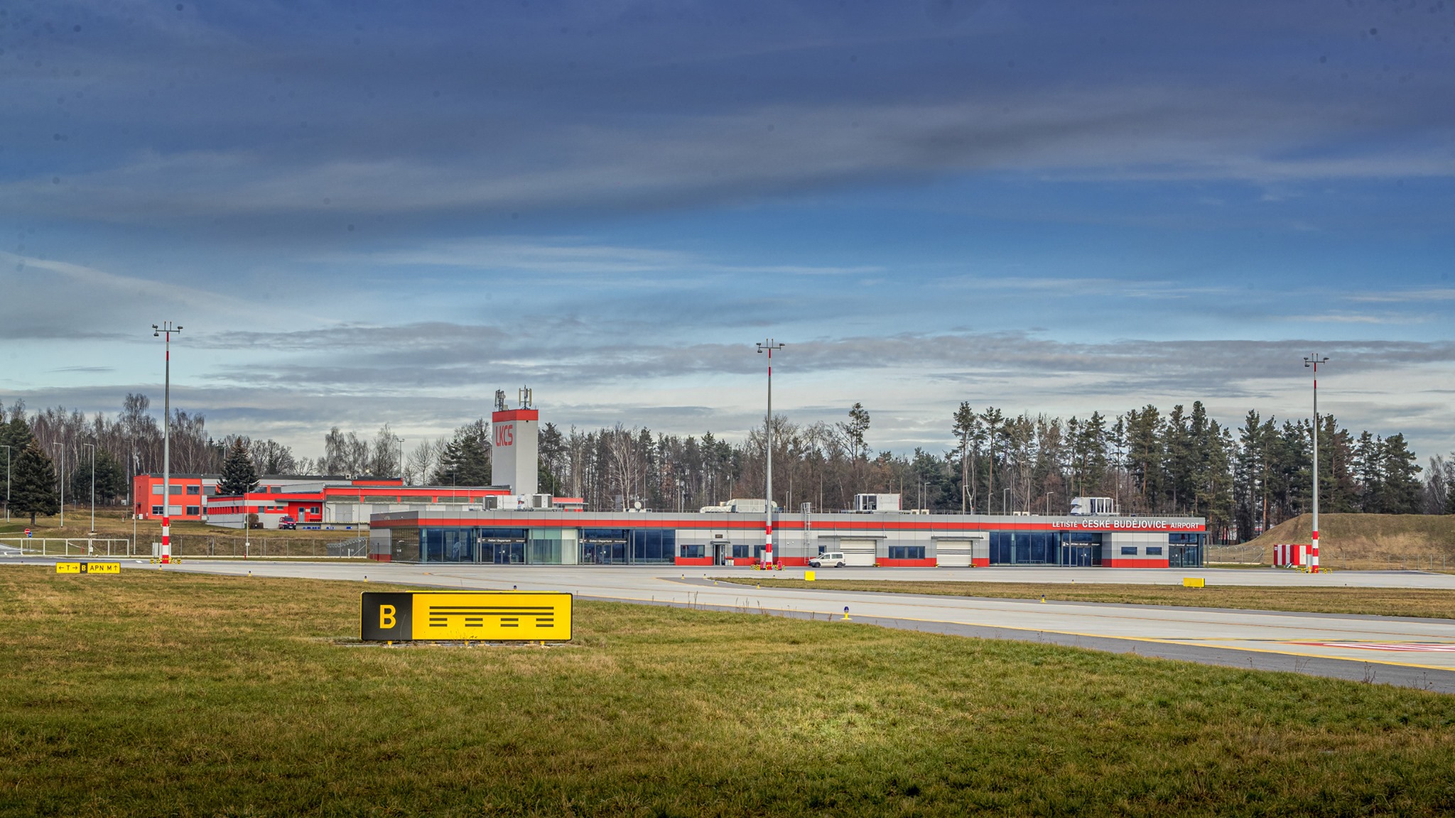 Letiště České Budějovice / Foto: Facebook.com @BudweisAIRPORT