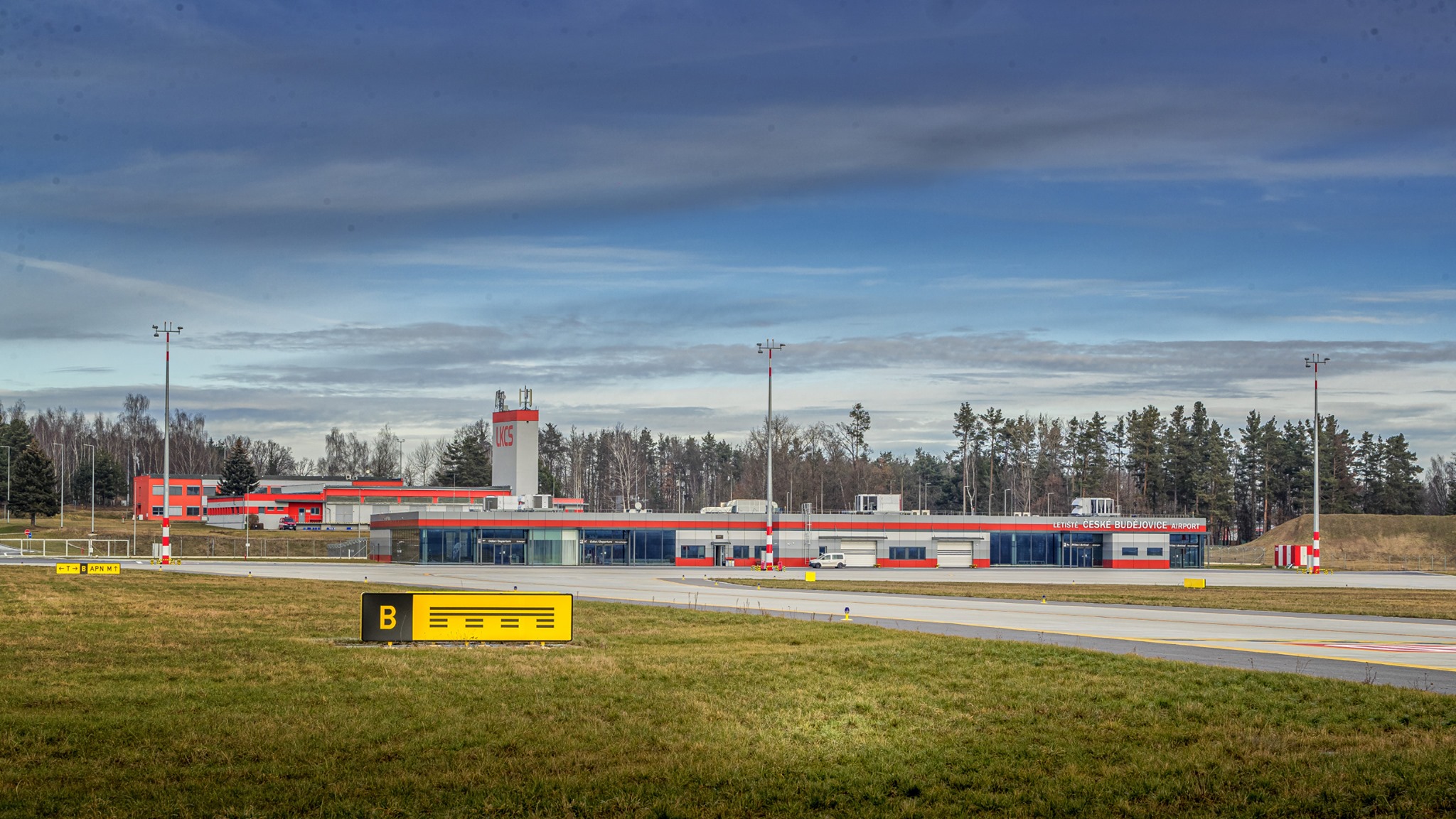 Letiště České Budějovice / Foto: Facebook.com @BudweisAIRPORT 