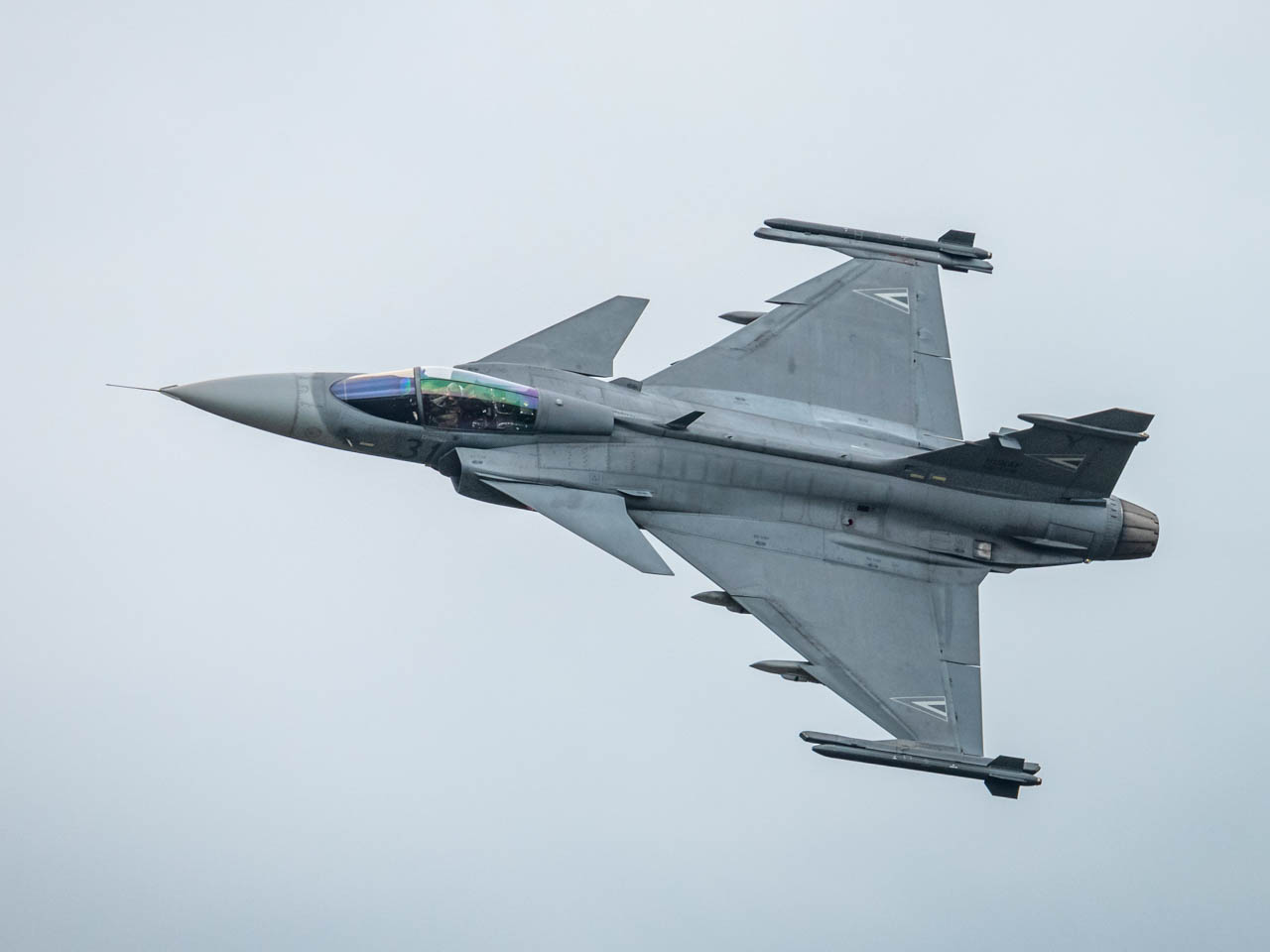 JAS-39 Gripen / Foto: Dny NATO v Ostravě & Dny Vzdušných sil AČR