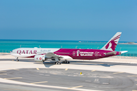 Qatar Airways postaví v Kataru špičkové lakovací centrum pro širokotrupá letadla