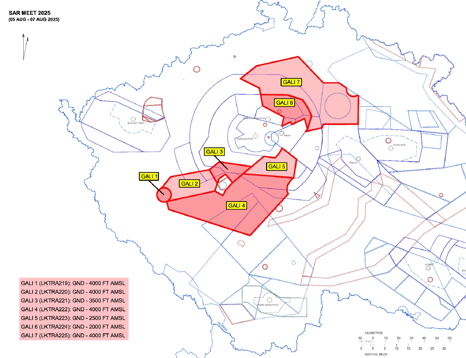 SAR MEET 2025: Tři dny s vyhrazeným vzdušným prostorem nad Českem