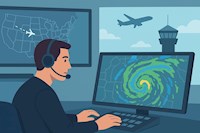 Kritický nedostatek meteorologů ohrožuje bezpečnost letového provozu v USA