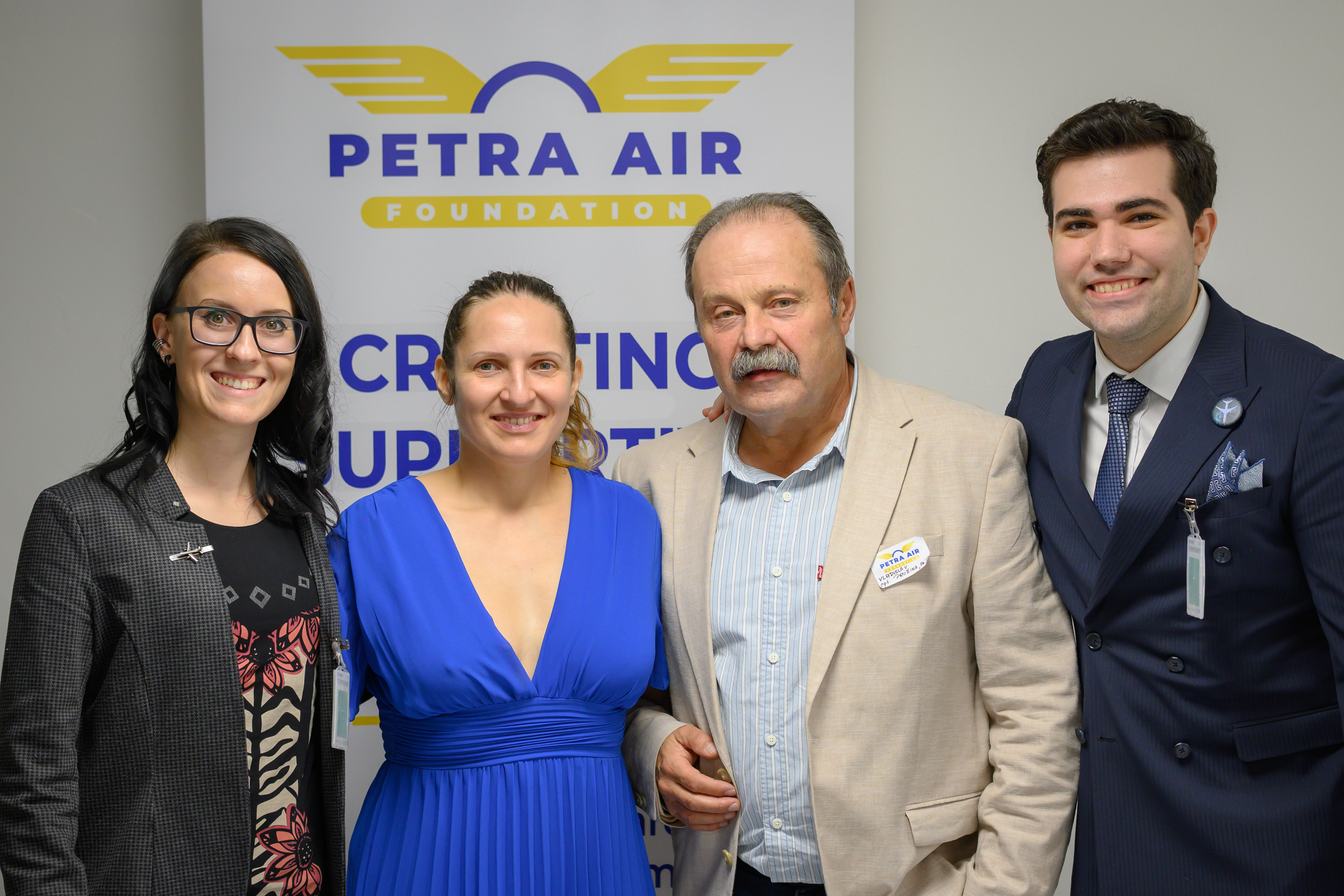 Zleva N. Held, P. Sováková, V. Pružina, D. Berkay