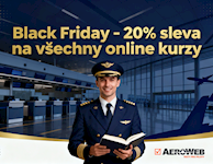 BLACK FRIDAY na kurzy. Odstartujte ONLINE studium na kurzy.aeroweb.cz se slevou 20 %